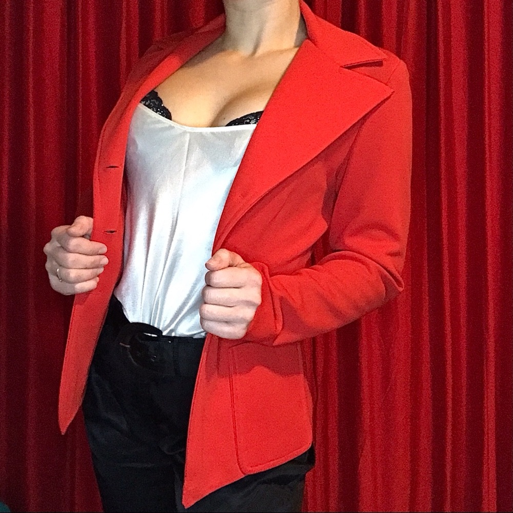 COPY - 90s Vintage Bright Red Blazer